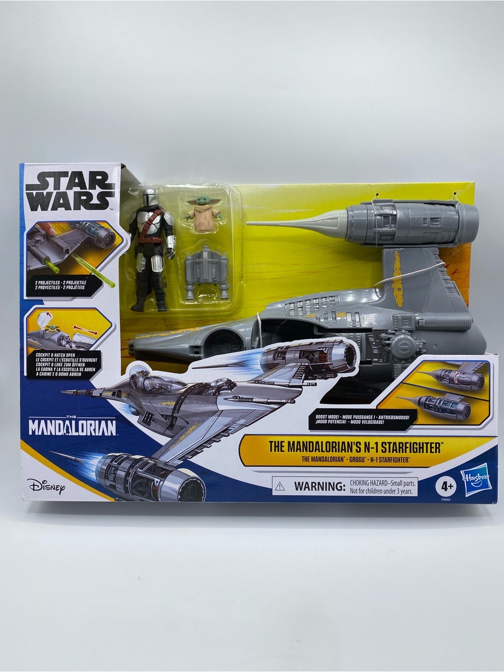 Star Wars Hasbro The Mandalorian N-1 Starfighter Grogu New and Sealed